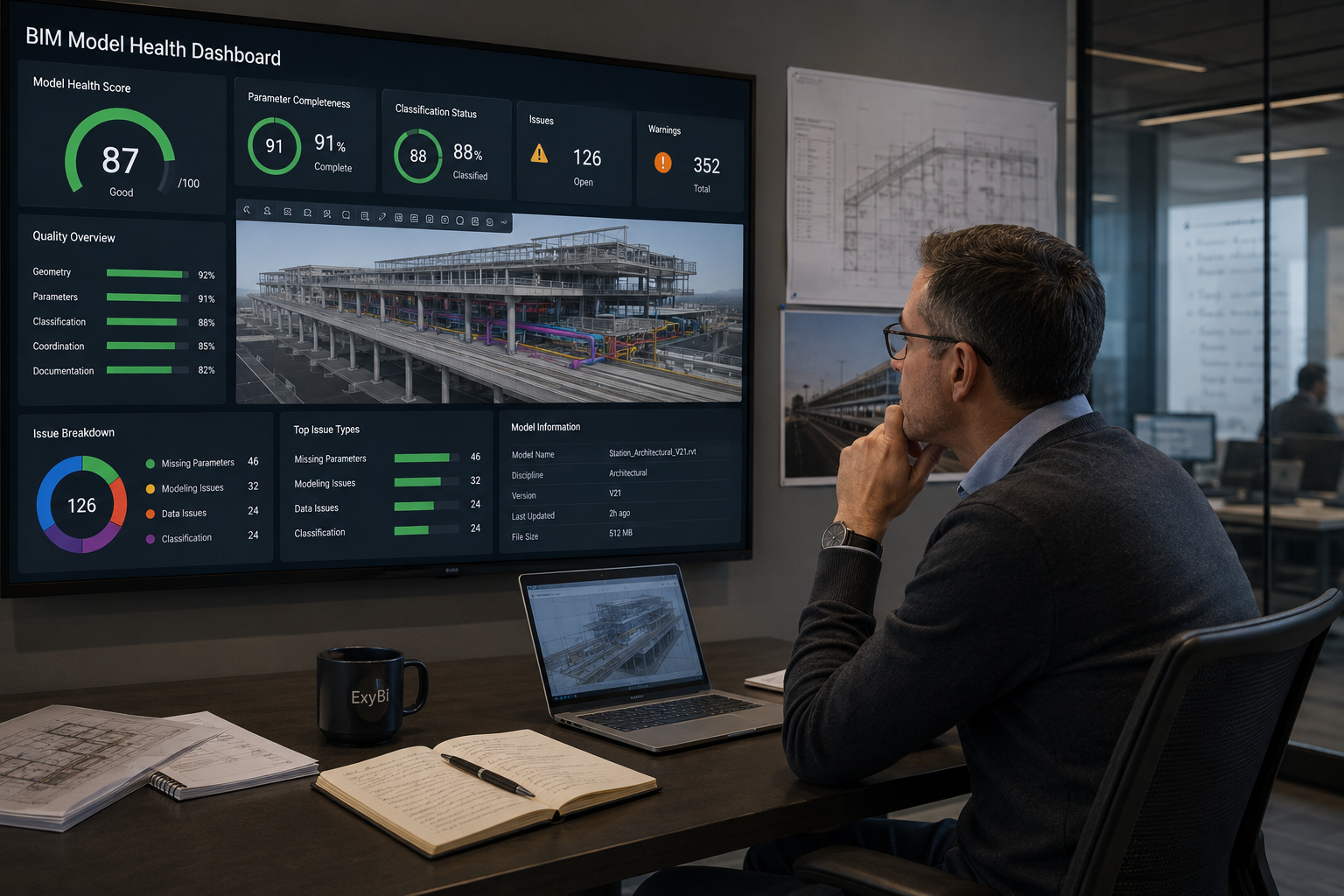 BIM-Datengovernance braucht Dashboards, nicht nur Standarddokumente