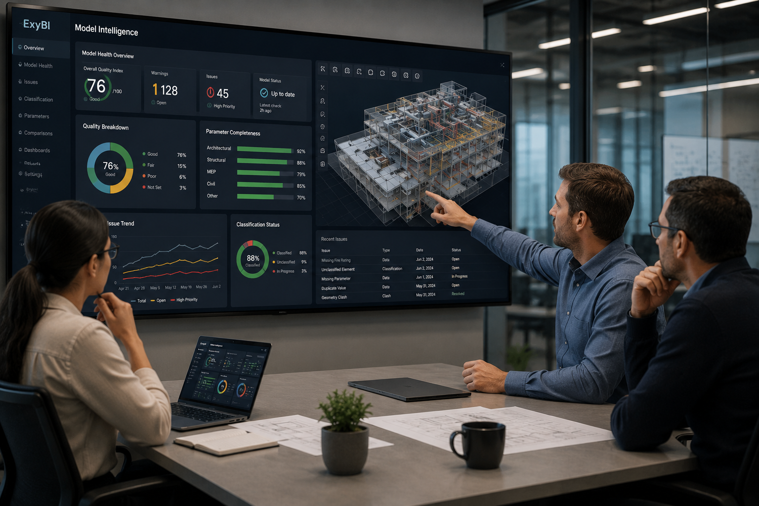 Warum BIM-Manager Dashboards brauchen, bevor Modellprobleme zu Projektproblemen werden